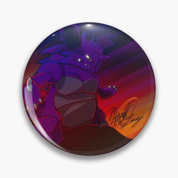 Artikelvorschau, Nidoking Holographic entworfen und verkauft von MidnightArtJourney .