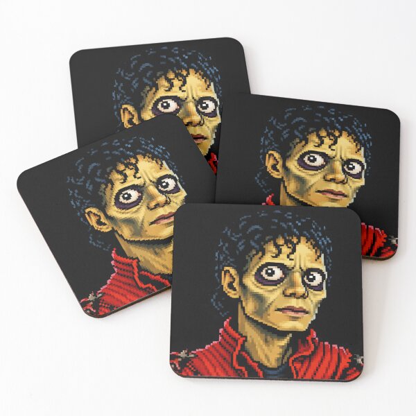 Item preview, MJ Pixelated portrait in retro style designed and sold by Imprearte.