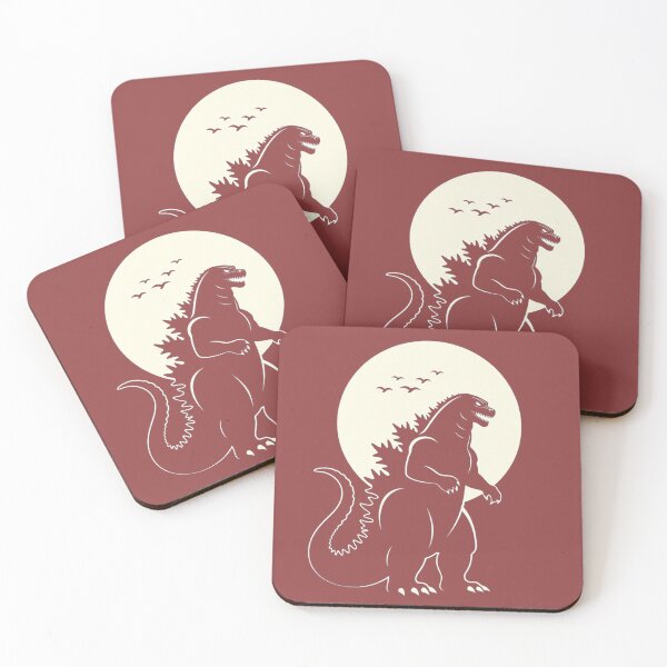 Item preview, Godzilla Moon Silhouette | Minimalist Japandi Wall Art designed and sold by Syrupulse.