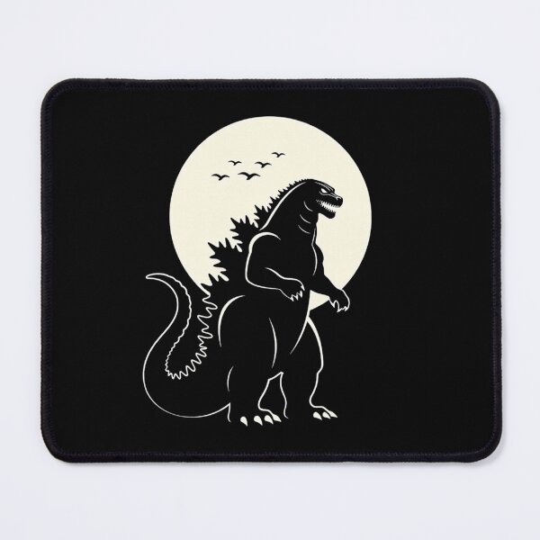 Item preview, Godzilla Moon Silhouette | Minimalist Japandi Wall Art designed and sold by Syrupulse.