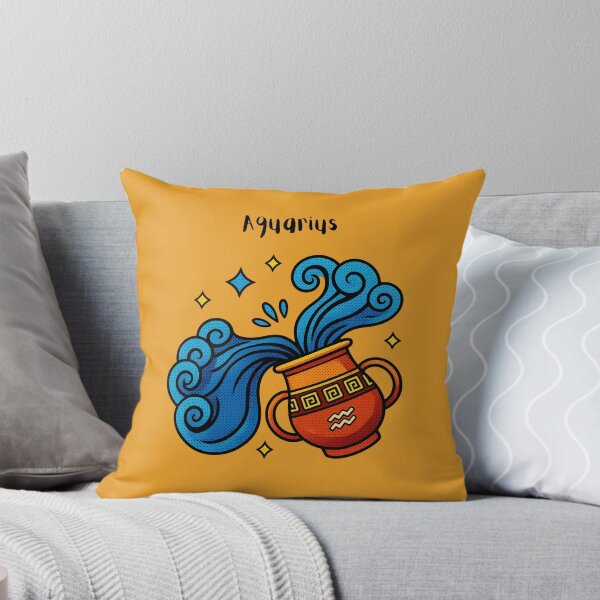 Item preview, Aquarius Zodiac Sign Water Bearer Pop Art Illustration designed and sold by SolutionsArt.