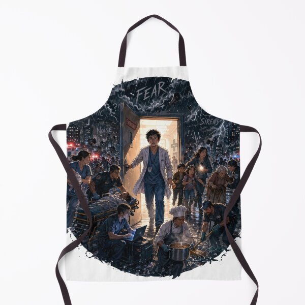 Item preview, Facing Fear Inspirational Art designed and sold by InkNovaLab.