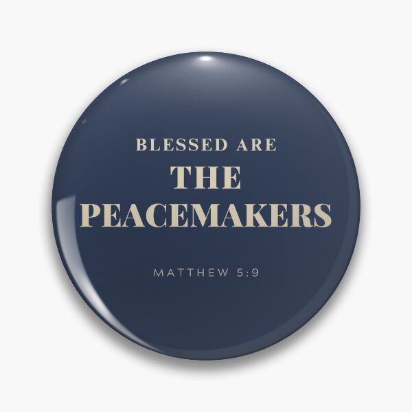 Item preview, Blessed Are the Peacemakers – Matthew 5:9 Minimalist Scripture Design designed and sold by Alt Christian.