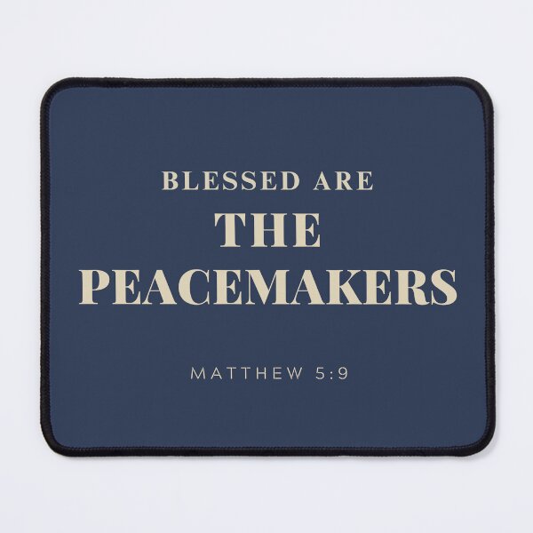 Item preview, Blessed Are the Peacemakers – Matthew 5:9 Minimalist Scripture Design designed and sold by Alt Christian.