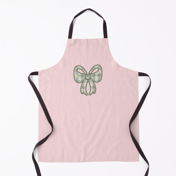 Item preview, Sage Green Checkered Bow Patch - Coquette Gingham Applique designed and sold by thelexiverse.