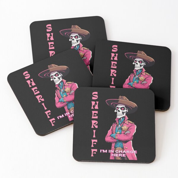 Item preview, skull sheriff- I am in charge here designed and sold by wildforcedesign.