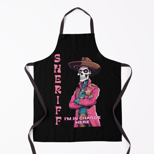 Item preview, skull sheriff- I am in charge here designed and sold by wildforcedesign.
