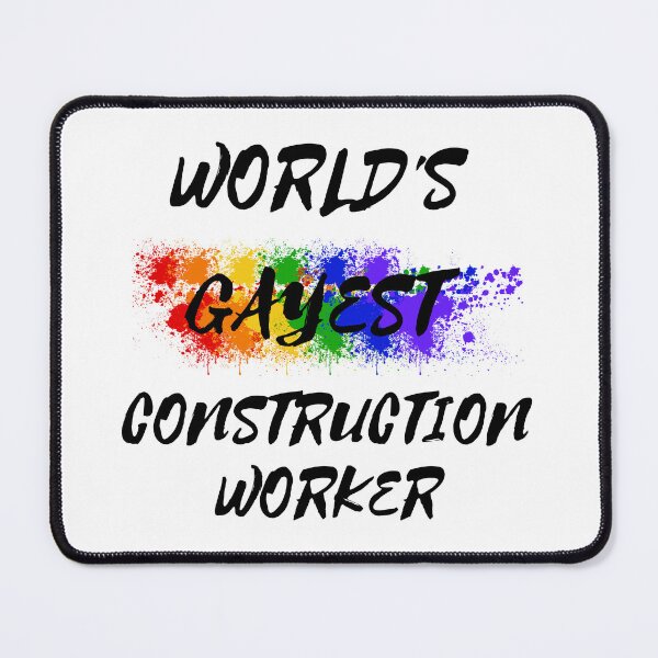Item preview, World's Gayest Construction Worker designed and sold by LuckyKermit.