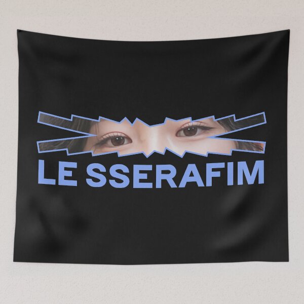 Item preview, Kazuha eyes Le Sserafim Logo ver.3 kpop designed and sold by ShiroHero.