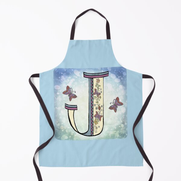 Item preview, Floral letter J Monogram designed and sold by artmuvz.