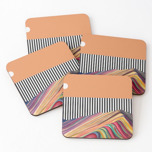 Item preview, Spectrum – Colorful Abstract Mountain Landscape designed and sold by Underdott.