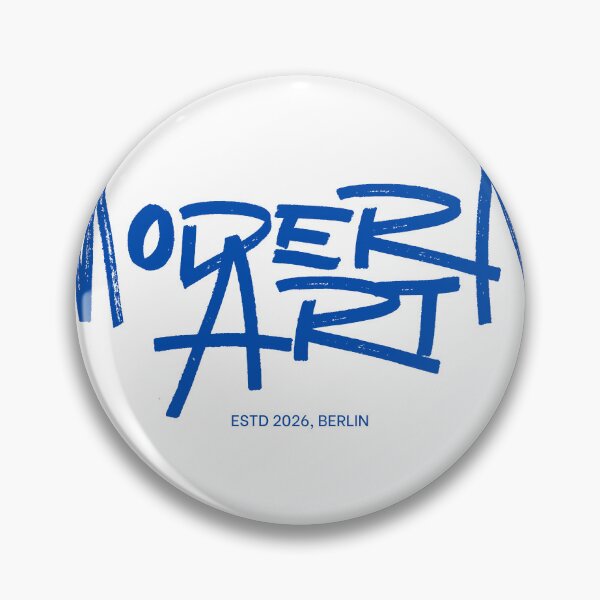 Item preview, MODERN ART Berlin ESTD 2026 Handwritten Script Logo Design designed and sold by Palettd.