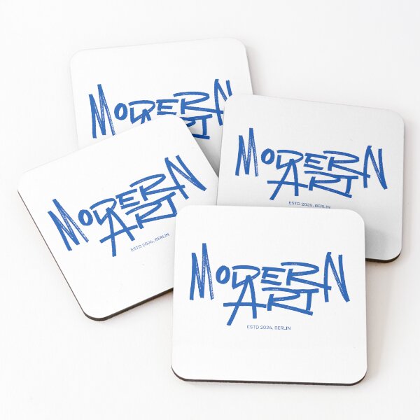 Item preview, MODERN ART Berlin ESTD 2026 Handwritten Script Logo Design designed and sold by Palettd.