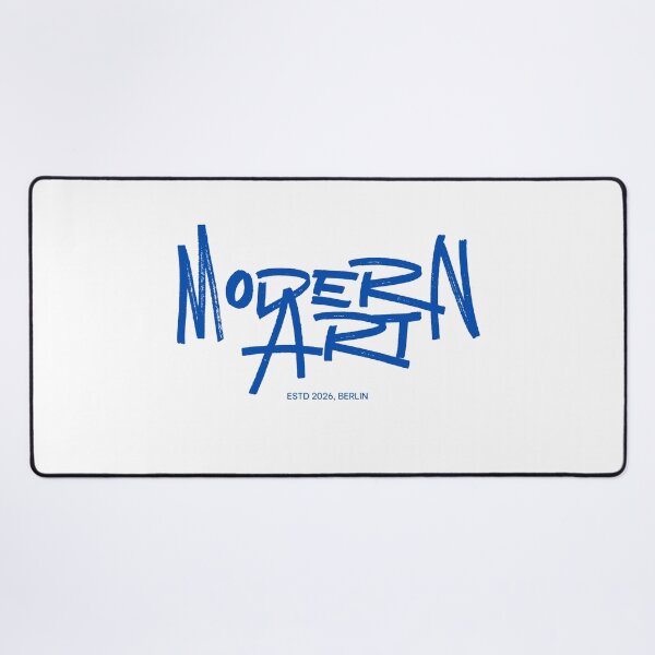 Item preview, MODERN ART Berlin ESTD 2026 Handwritten Script Logo Design designed and sold by Palettd.