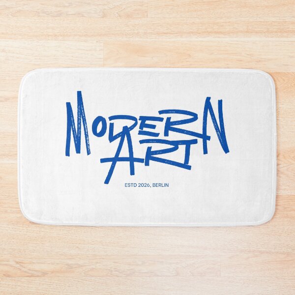 Item preview, MODERN ART Berlin ESTD 2026 Handwritten Script Logo Design designed and sold by Palettd.