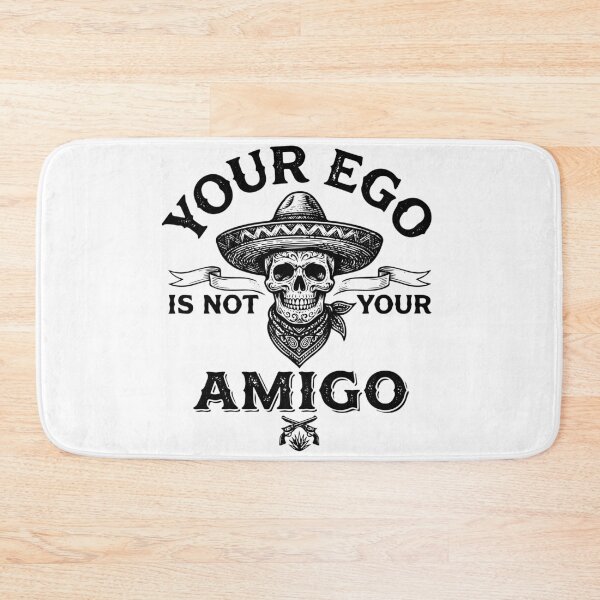 Item preview, Your Ego is Not Your Amigo - Vintage Stoic Skull & Sombrero Streetwear designed and sold by LoFi-OG.