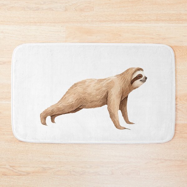 Item preview, Sloth Yoga Pose #06: Steady Plank Pose designed and sold by Quiet Joy Studio.