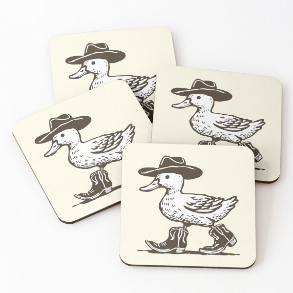 Item preview, Cowboy Duck in Boots and Hat designed and sold by Spring Things.