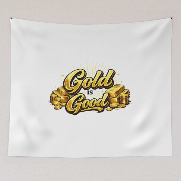 Item preview, Gold Is Good T Shirt Design, Bold Gold Bar and Coin Graphic for Investors, Entrepreneurs, Precious Metals Fans, and Wealth Mindset Apparel designed and sold by TerScott.