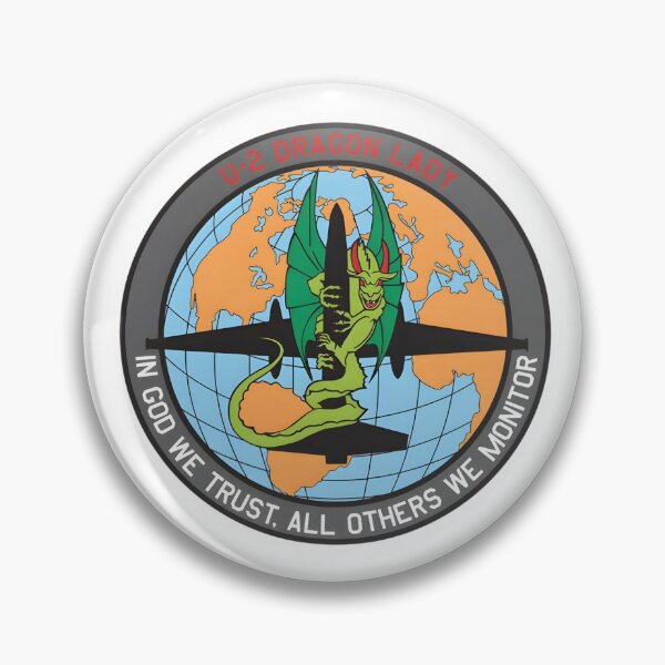 Item preview, U-2 Dragon Lady "In God We Trust, All Others We Monitor" Military Patch designed and sold by CharlieDesings.