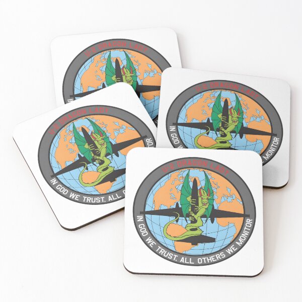 Item preview, U-2 Dragon Lady "In God We Trust, All Others We Monitor" Military Patch designed and sold by CharlieDesings.