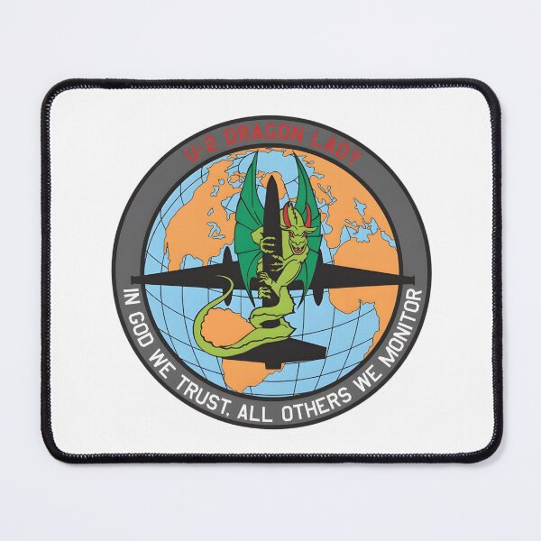 Item preview, U-2 Dragon Lady "In God We Trust, All Others We Monitor" Military Patch designed and sold by CharlieDesings.