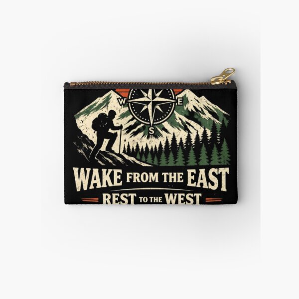 Item preview, Wake from the East rest to the West - vintage hiking t-shirt designed and sold by Obiechefu.