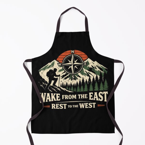 Item preview, Wake from the East rest to the West - vintage hiking t-shirt designed and sold by Obiechefu.