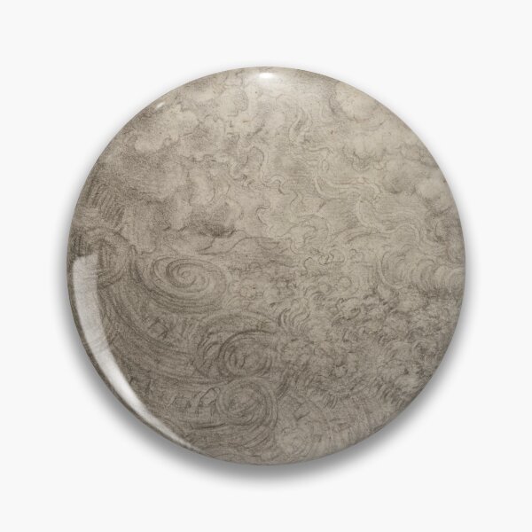 Item preview, A Deluge by Leonardo da Vinci Storm Vortex Renaissance Drawing Art Print designed and sold by artofuniverse.