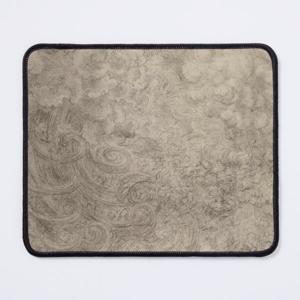 Item preview, A Deluge by Leonardo da Vinci Storm Vortex Renaissance Drawing Art Print designed and sold by artofuniverse.