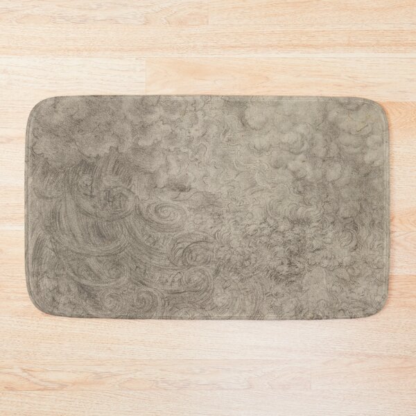 Item preview, A Deluge by Leonardo da Vinci Storm Vortex Renaissance Drawing Art Print designed and sold by artofuniverse.