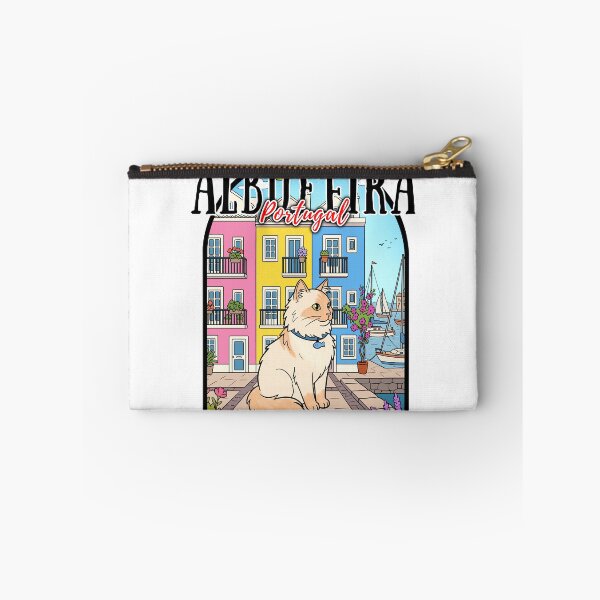 Item preview, Albufeira Portugal Old Town Travel Cat Illustration designed and sold by Blupunk.
