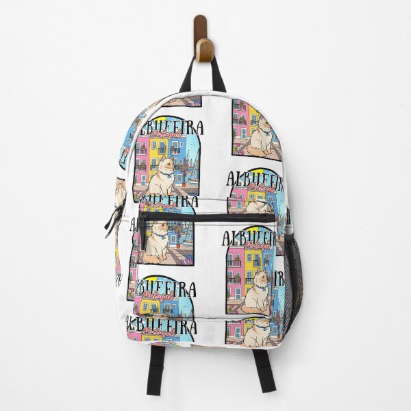 Item preview, Albufeira Portugal Old Town Travel Cat Illustration designed and sold by Blupunk.