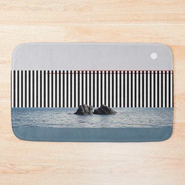Item preview, Still – Calm Minimalist Seascape with Rocks designed and sold by Underdott.