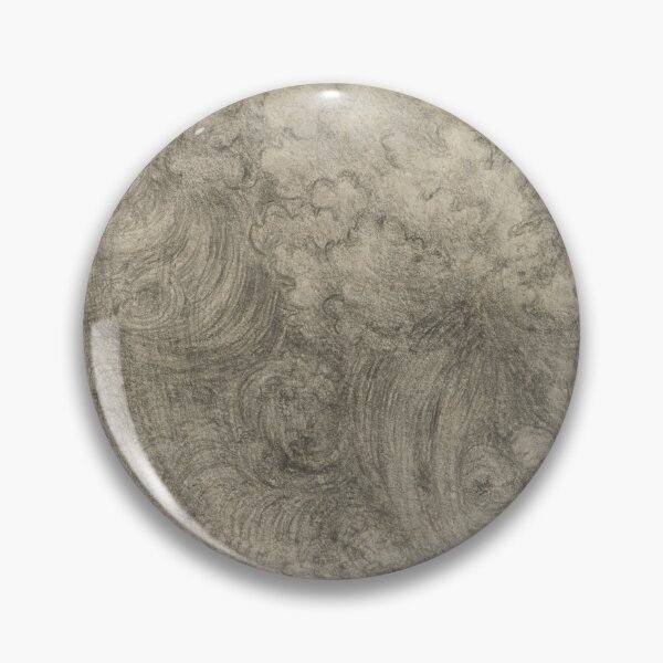 Item preview, A Deluge by Leonardo da Vinci Abstract Renaissance Storm Drawing Art Print designed and sold by artofuniverse.