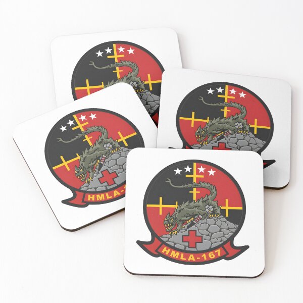 Item preview, HMLA-167 Warriors Marine Light Attack Helicopter Squadron Patch designed and sold by CharlieDesings.