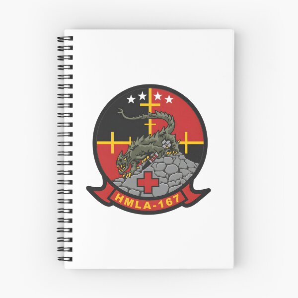 Item preview, HMLA-167 Warriors Marine Light Attack Helicopter Squadron Patch designed and sold by CharlieDesings.