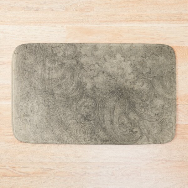 Item preview, A Deluge by Leonardo da Vinci Abstract Renaissance Storm Drawing Art Print designed and sold by artofuniverse.