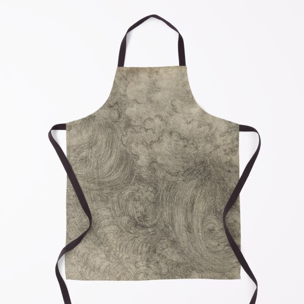 Item preview, A Deluge by Leonardo da Vinci Abstract Renaissance Storm Drawing Art Print designed and sold by artofuniverse.