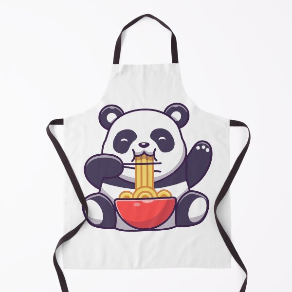 Item preview, Cute Kawaii Panda Eating Delicious Ramen Noodles designed and sold by shalbmv.