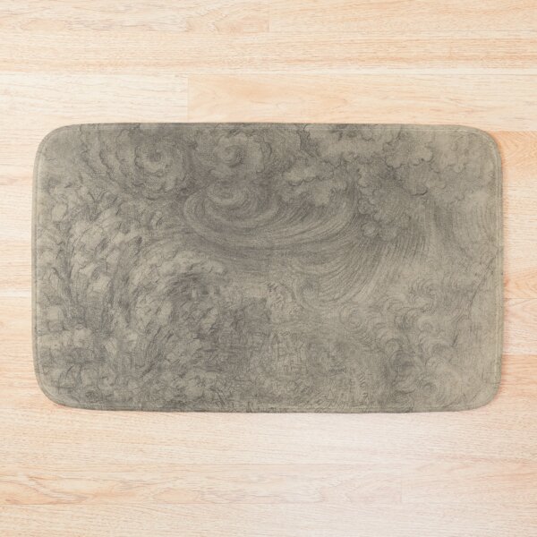 Item preview, A Deluge by Leonardo da Vinci Apocalyptic Renaissance Storm Drawing Art Print designed and sold by artofuniverse.