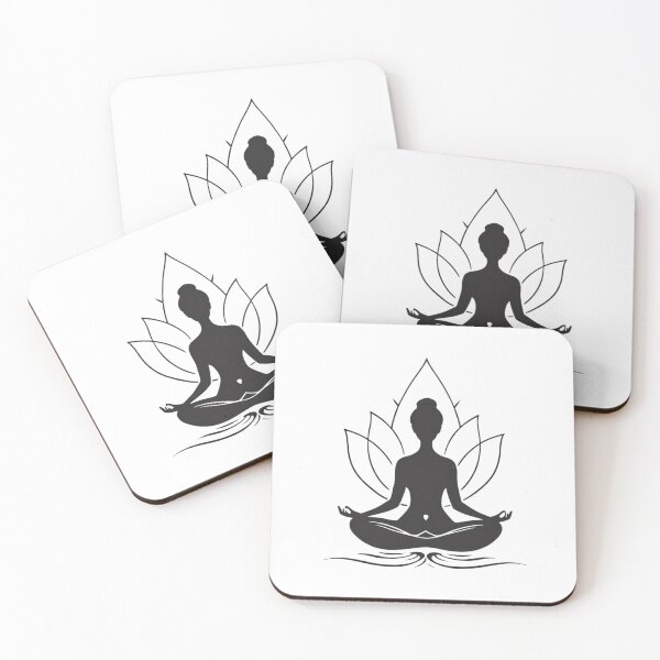 Item preview, Yoga Lotus Silhouette: Harmony & Serenity designed and sold by montaodujour.