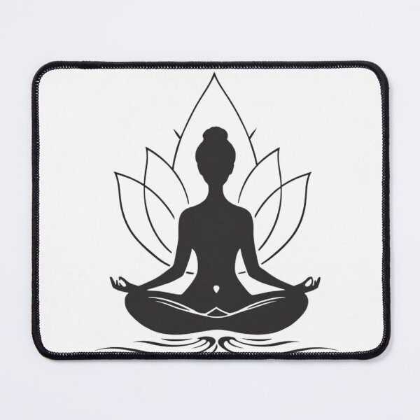 Item preview, Yoga Lotus Silhouette: Harmony & Serenity designed and sold by montaodujour.