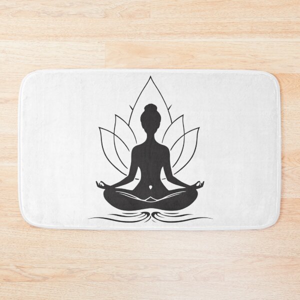 Item preview, Yoga Lotus Silhouette: Harmony & Serenity designed and sold by montaodujour.
