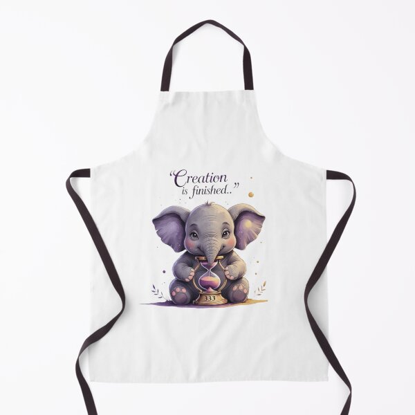 Item preview, Creation Is Finished 333 Cute Baby Elephant Nursery Wall Art designed and sold by AQUILAKREO.