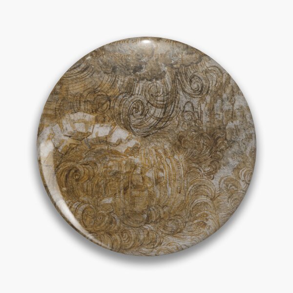 Item preview, A Deluge by Leonardo da Vinci Renaissance Storm Drawing Fine Art Print designed and sold by artofuniverse.