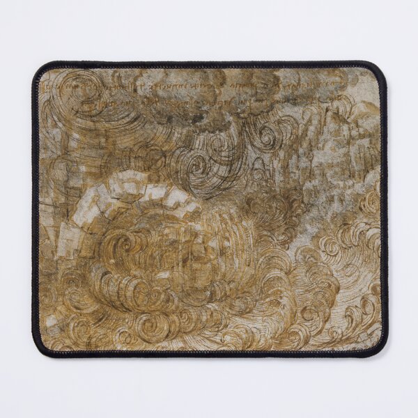 Item preview, A Deluge by Leonardo da Vinci Renaissance Storm Drawing Fine Art Print designed and sold by artofuniverse.