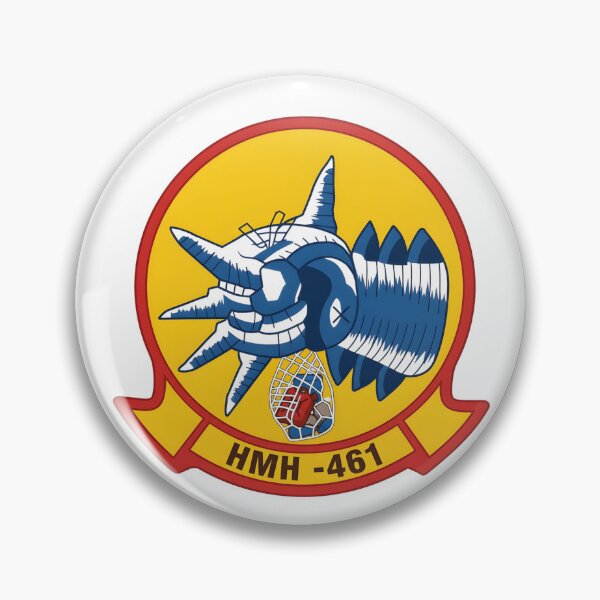 Item preview, HMH-461 Ironhorse Marine Heavy Helicopter Squadron Patch designed and sold by CharlieDesings.
