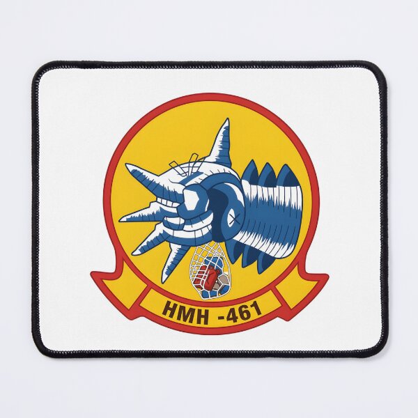 Item preview, HMH-461 Ironhorse Marine Heavy Helicopter Squadron Patch designed and sold by CharlieDesings.