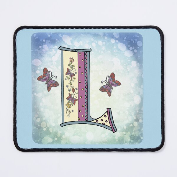 Item preview, Floral letter L Monogram designed and sold by artmuvz.